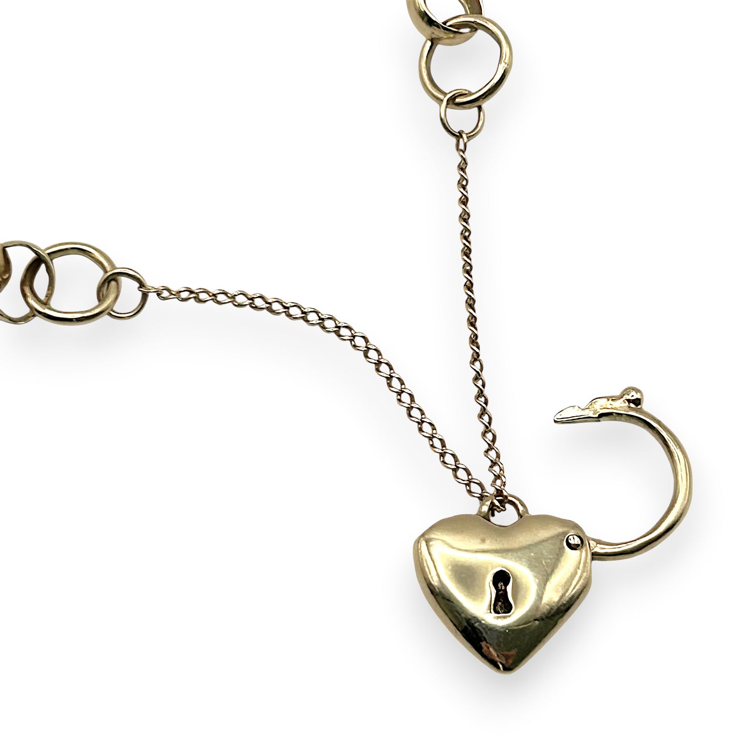 NZGD | 9ct Gold Classic Love Lock Bracelet Valuation $6,000