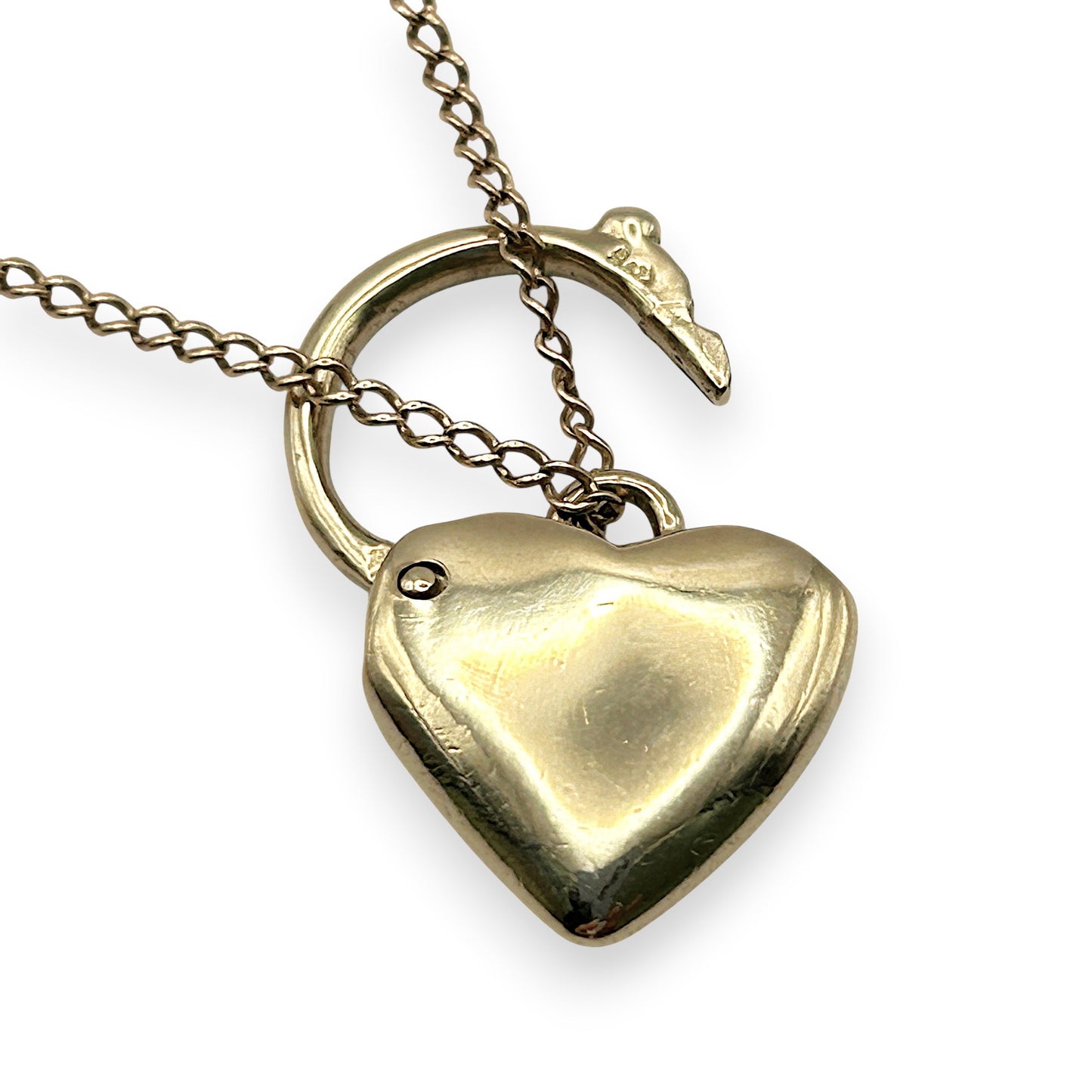 NZGD | 9ct Gold Classic Love Lock Bracelet Valuation $6,000