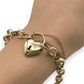 NZGD | 9ct Gold Classic Love Lock Bracelet Valuation $6,000