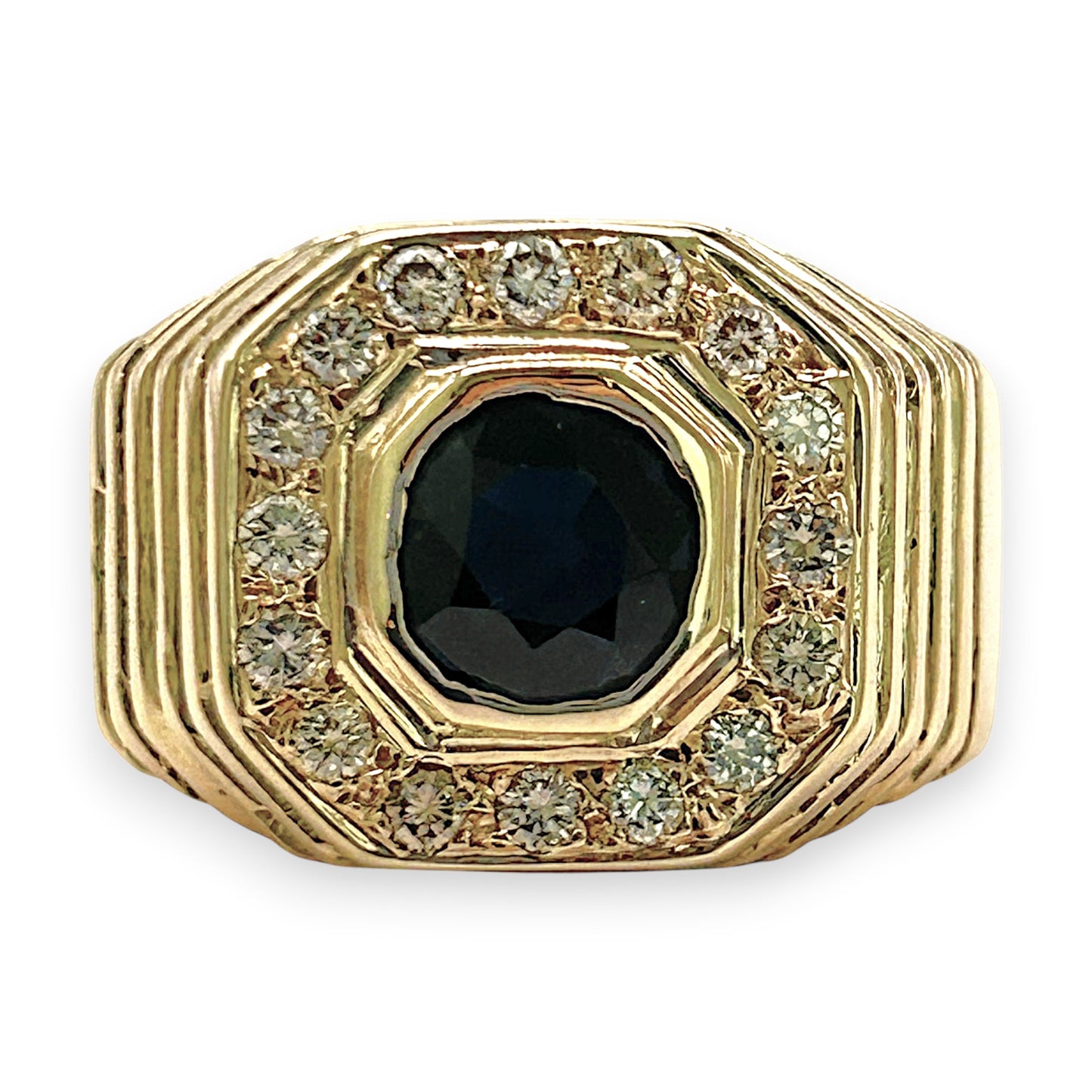 NZGD | 14ct Gold  Midnight Crown Ring Valuation $12,300