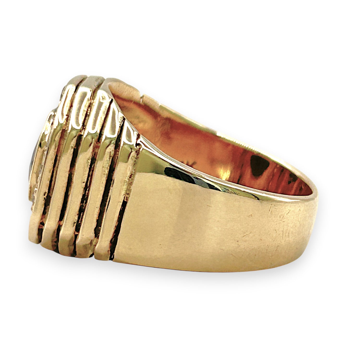 NZGD | 14ct Gold  Midnight Crown Ring Valuation $12,300