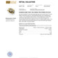 NZGD | 14ct Y/W Gold Regal Watchline Halo Ring Valuation $8,300