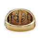 NZGD | 14ct Y/W Gold Regal Watchline Halo Ring Valuation $8,300