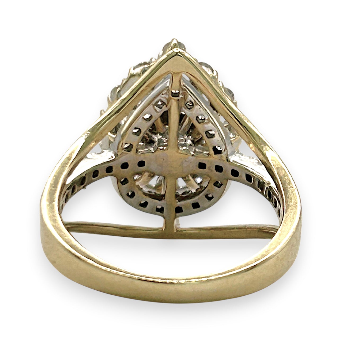 NZGD | 14ct Gold  Eternal Dewdrop Crown Ring Valuation $3,850