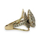 NZGD | 14ct Gold  Eternal Dewdrop Crown Ring Valuation $3,850