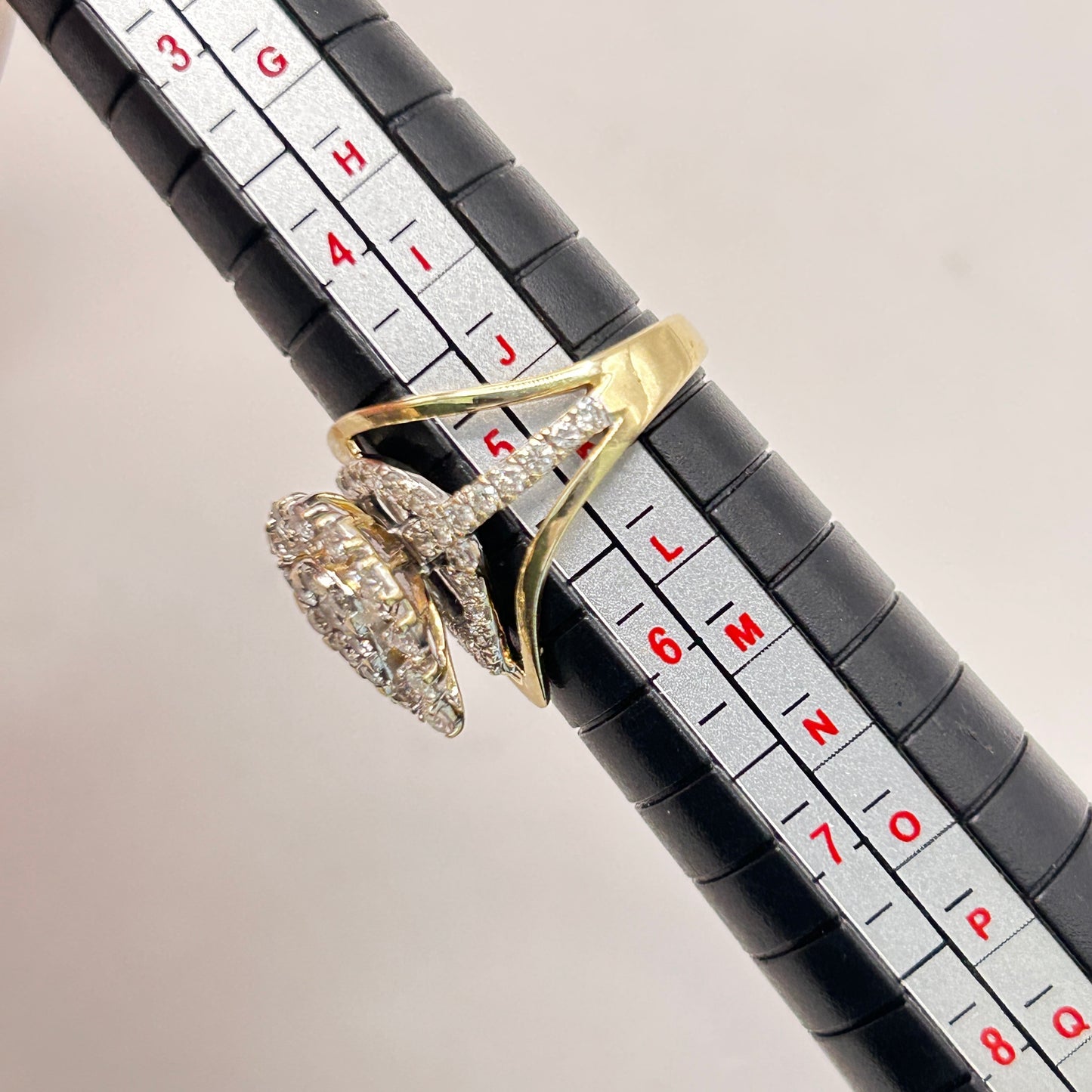 NZGD | 14ct Gold  Eternal Dewdrop Crown Ring Valuation $3,850
