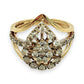 NZGD | 14ct Gold  Eternal Dewdrop Crown Ring Valuation $3,850