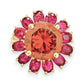 NZGD | 14ct Gold Ruby Bloom Ring Valuation $9,000