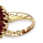 NZGD | 14ct Gold Ruby Bloom Ring Valuation $9,000