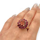 NZGD | 14ct Gold Ruby Bloom Ring Valuation $9,000