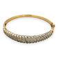 NZGD | 14ct Gold Celestial Diamond Bangle TDW 2.0ct Valuation $13,500