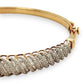 NZGD | 14ct Gold Celestial Diamond Bangle TDW 2.0ct Valuation $13,500