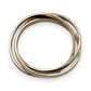 NZGD | 9ct Y/W/R Gold Trinity Harmony Three-Tone Gold Band Ring Size S