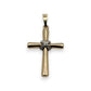 NZGD | 9ct Gold Covenant Twist Cross Pendant 26.8mm