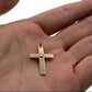 NZGD | 9ct Gold Vintage Guiding Star Cross Pendant 29.0mm