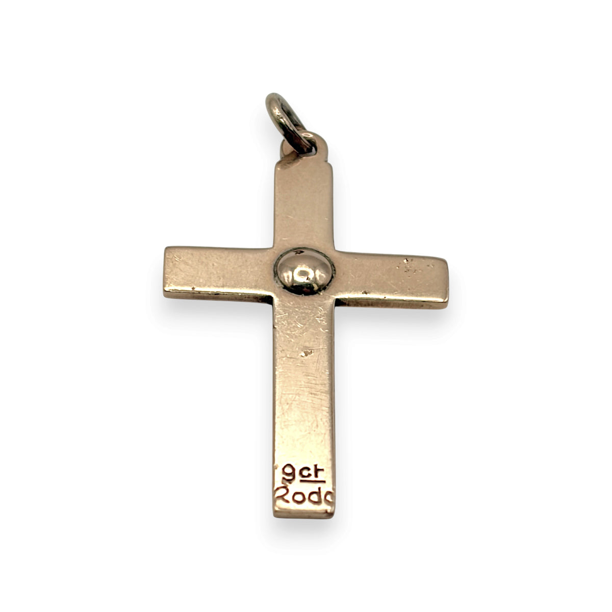 NZGD | 9ct Gold Vintage Guiding Star Cross Pendant 29.0mm