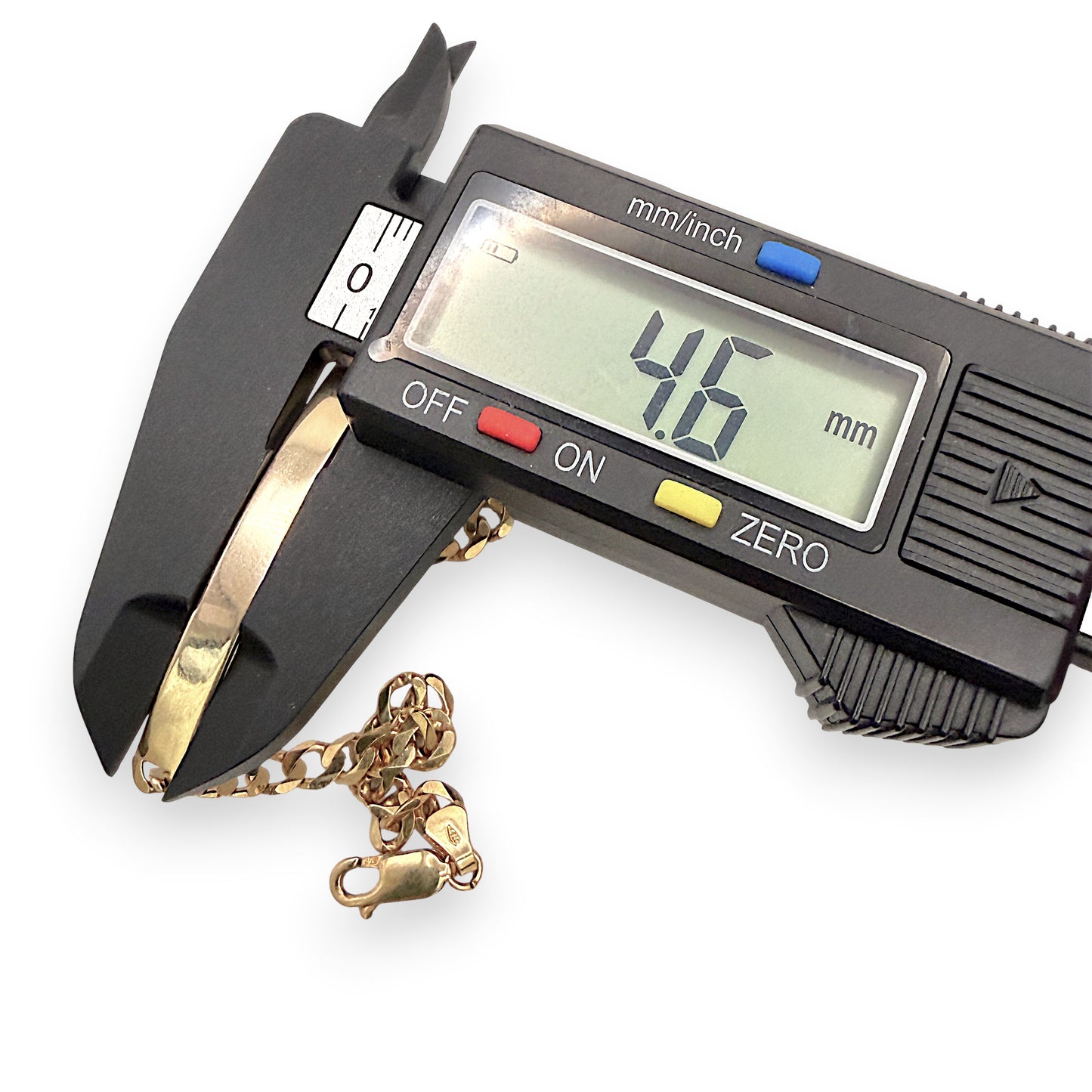 NZGD | 9ct Gold UNOAERRE Horizon ID Bar Bracelet 19cm