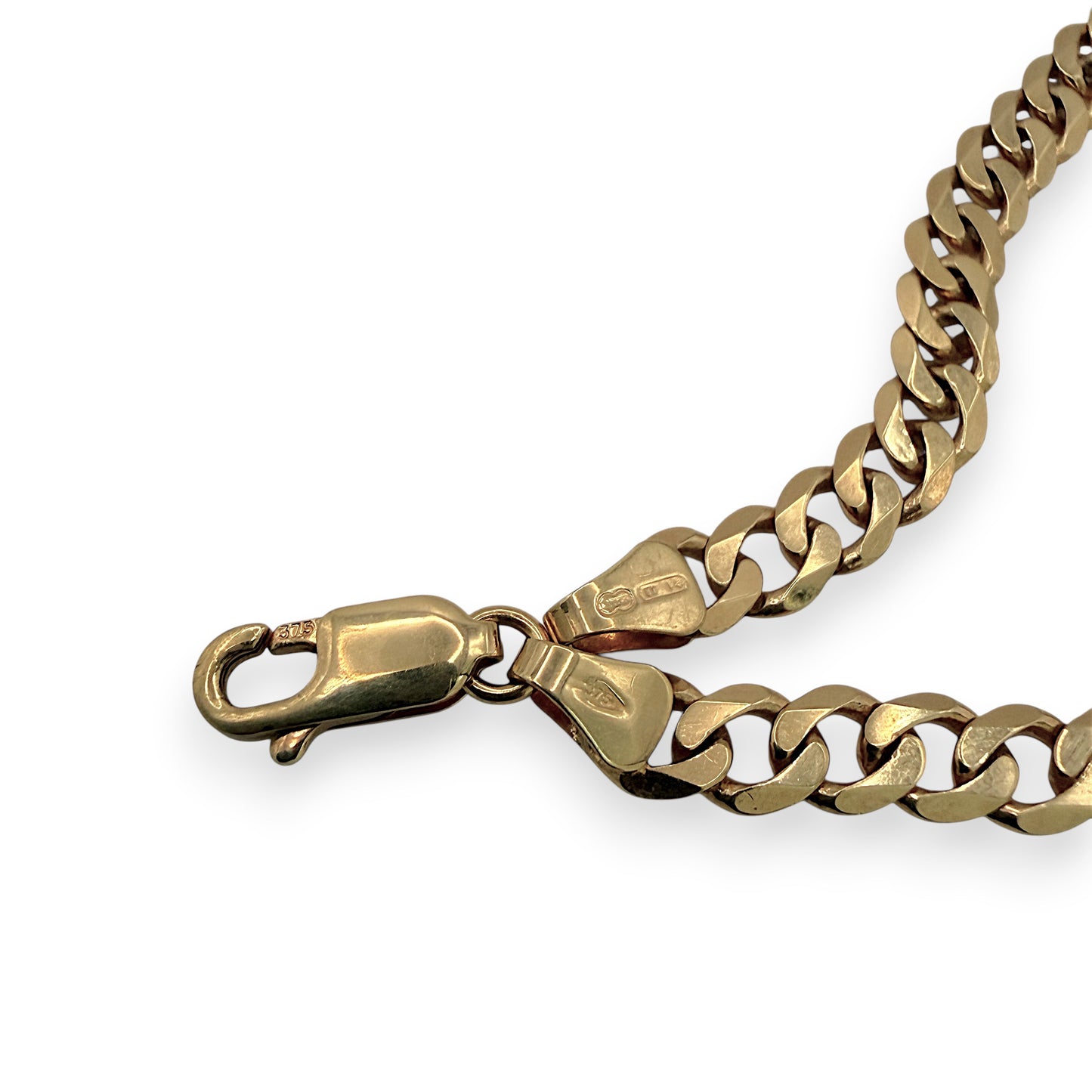 NZGD | 9ct Gold UNOAERRE Horizon ID Bar Bracelet 19cm
