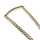 NZGD | 9ct Gold UNOAERRE Horizon ID Bar Bracelet 19cm