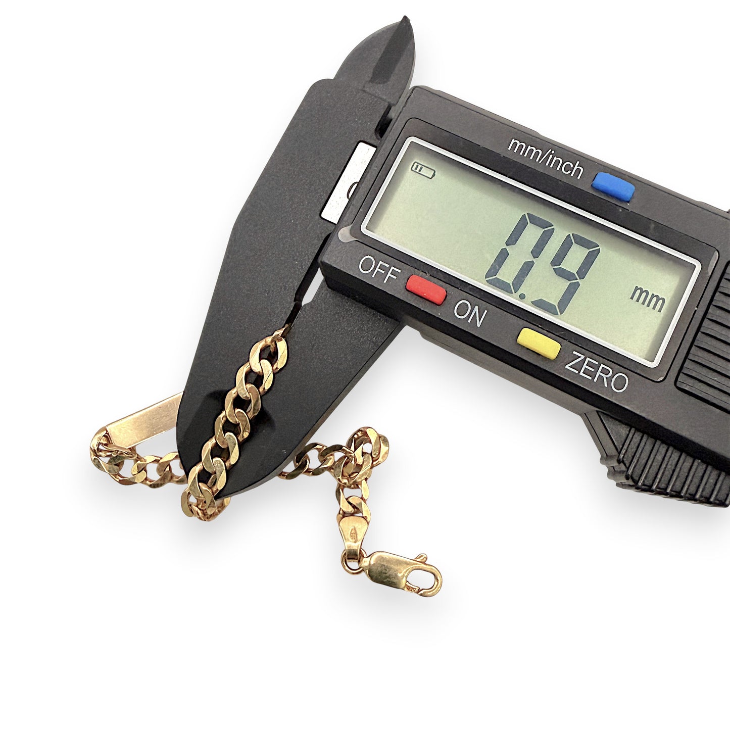 NZGD | 9ct Gold UNOAERRE Horizon ID Bar Bracelet 19cm