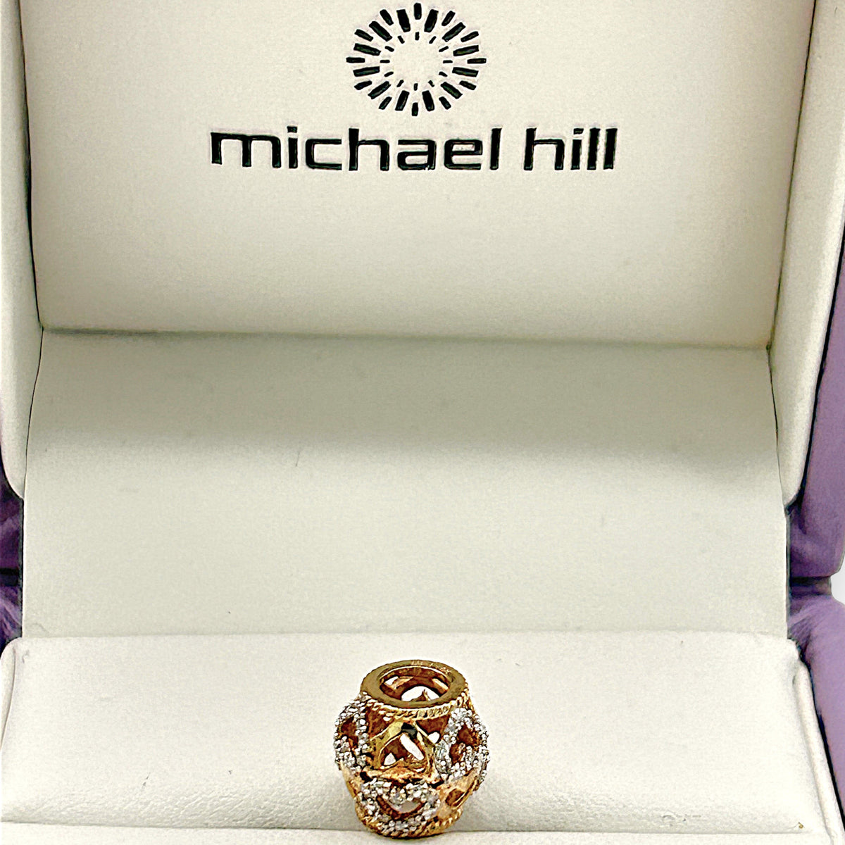 NZGD | 10ct Gold Michael Hill Charm - Golden Lattice of Light