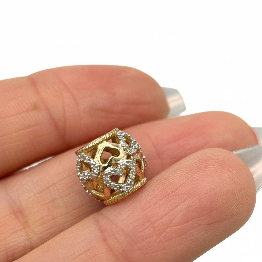 NZGD | 10ct Gold Michael Hill Charm - Golden Lattice of Light