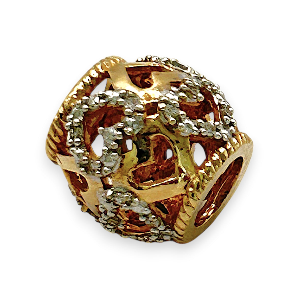 NZGD | 10ct Gold Michael Hill Charm - Golden Lattice of Light