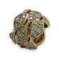 NZGD | 10ct Gold Emma & Roe Diamond Crest Glow Bead Charm