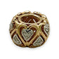 NZGD | 10ct Gold Emma & Roe Sparkling Hearts Charm