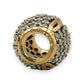 NZGD | 10ct Gold Emma & Roe Radiant Flow Charm With Natural Diamonds 1.00ct.