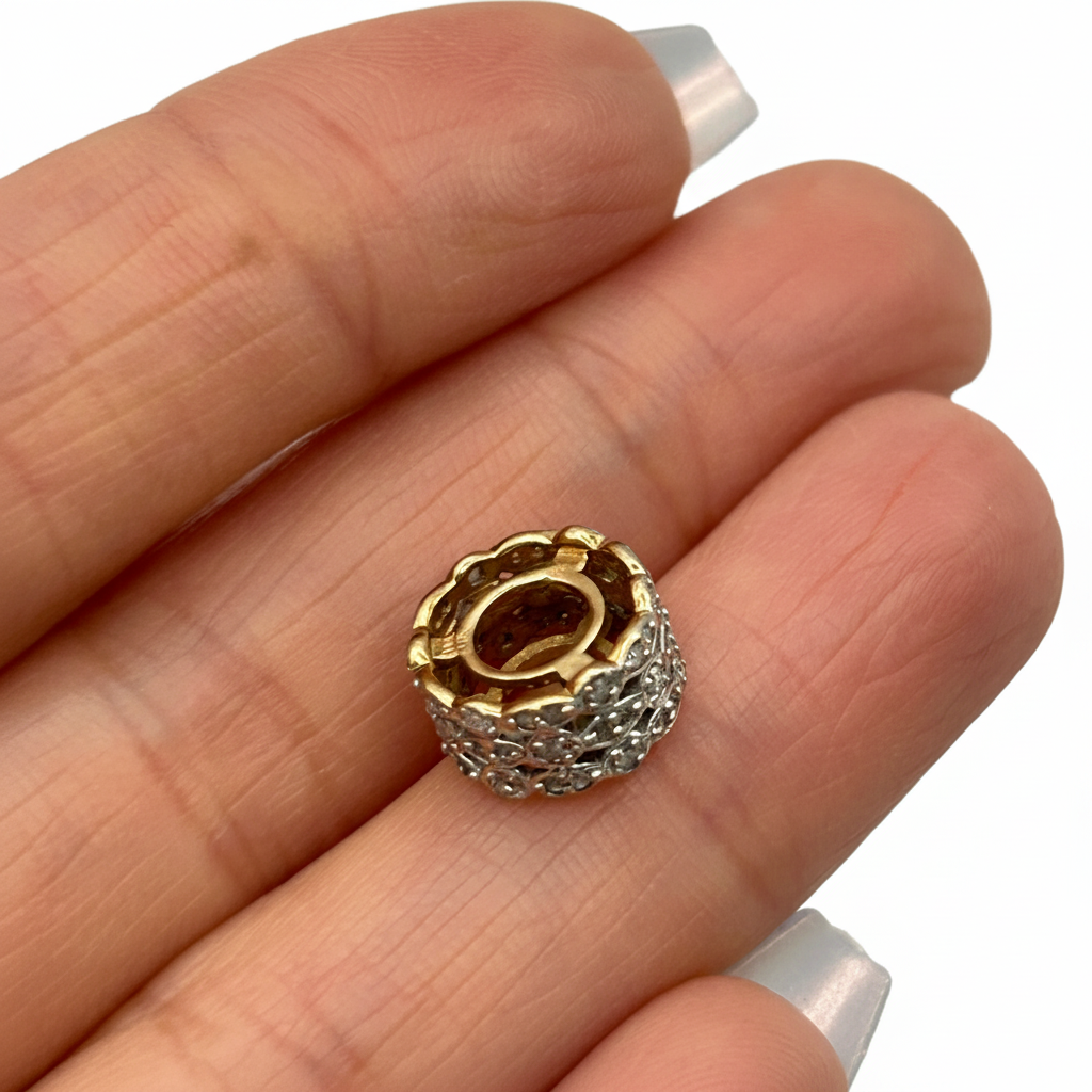 NZGD | 10ct Gold MICHAEL HILL Diamond Lattice Glow Charm