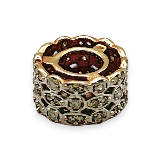 NZGD | 10ct Gold MICHAEL HILL Diamond Lattice Glow Charm