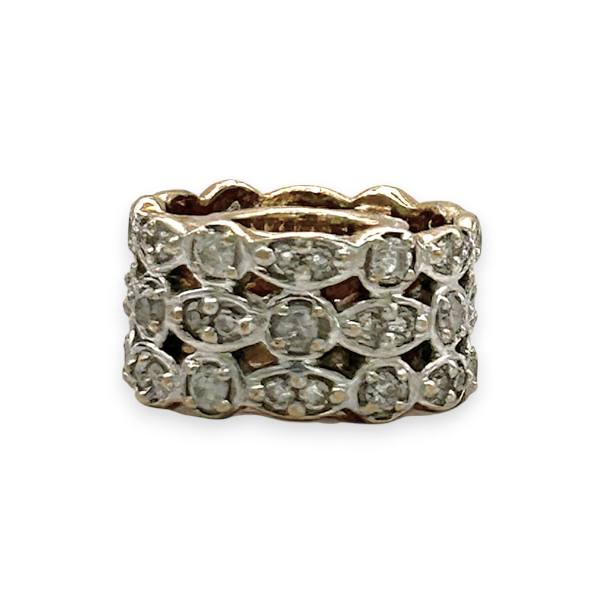NZGD | 10ct Gold MICHAEL HILL Diamond Lattice Glow Charm