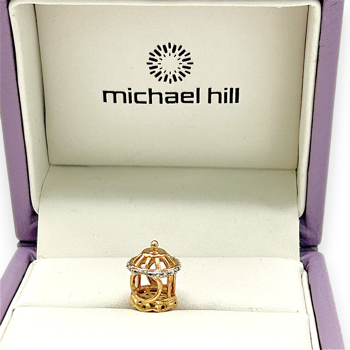 NZGD | 10ct Gold Michael Hill Charm - Birdcage Radiance