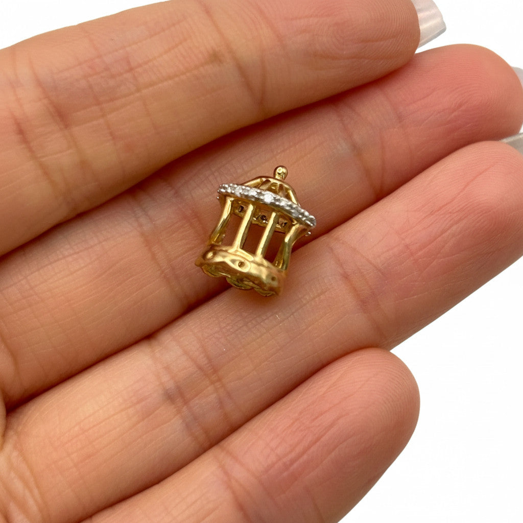 NZGD | 10ct Gold Michael Hill Charm - Birdcage Radiance