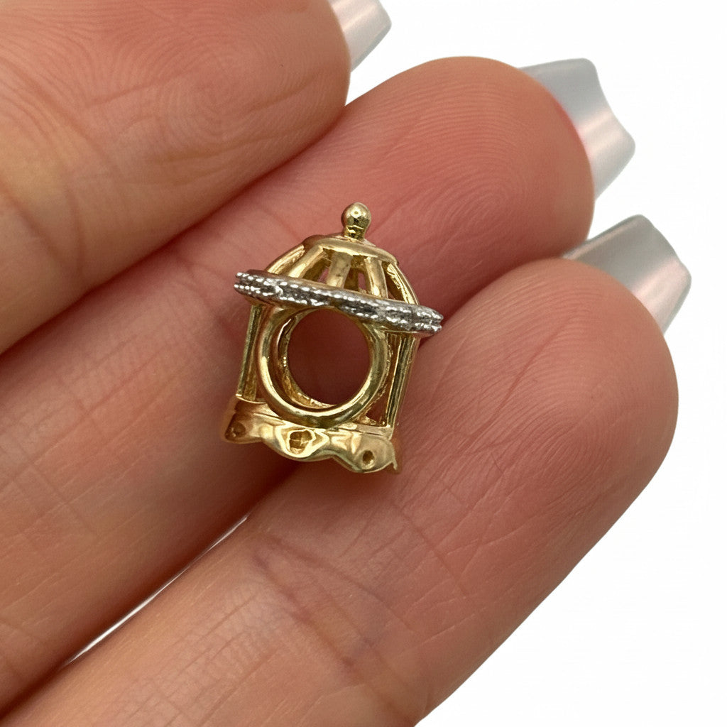 NZGD | 10ct Gold Michael Hill Charm - Birdcage Radiance