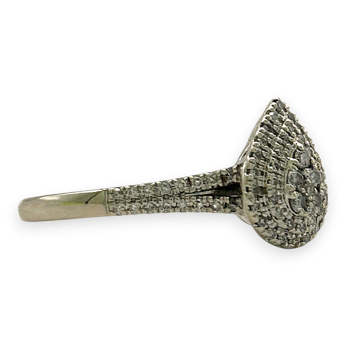 NZGD | 10ct Gold Teardrop Cluster Royale Ring Size U