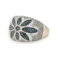 NZGD | 10ct Gold Celestial Frost Bloom Ring Valuation $3,500