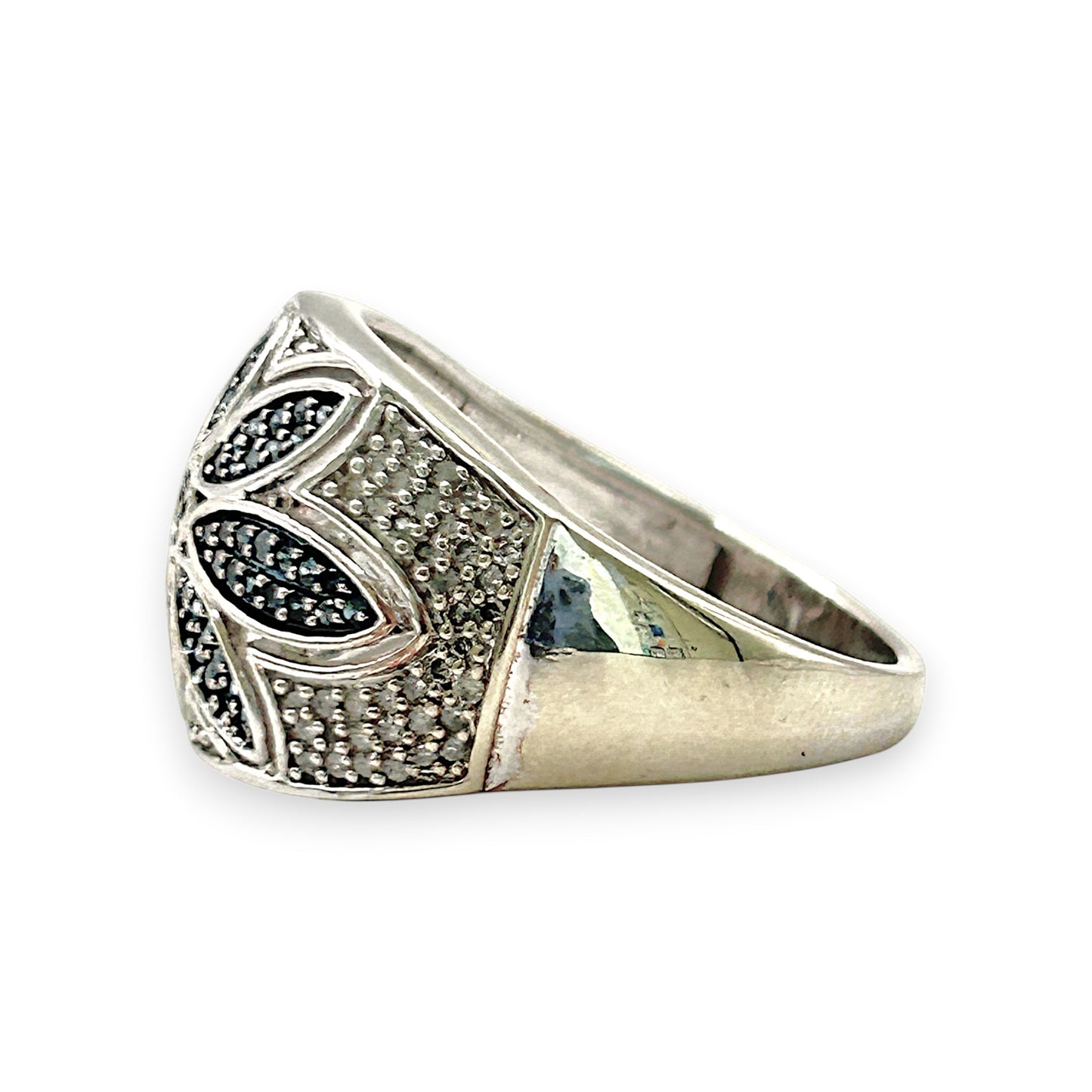 NZGD | 10ct Gold Celestial Frost Bloom Ring Valuation $3,500
