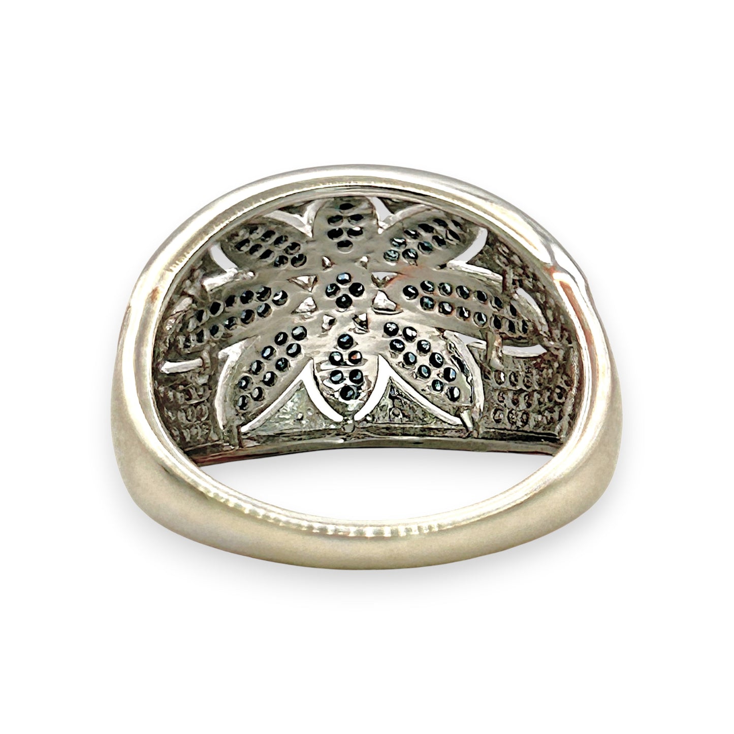 NZGD | 10ct Gold Celestial Frost Bloom Ring Valuation $3,500