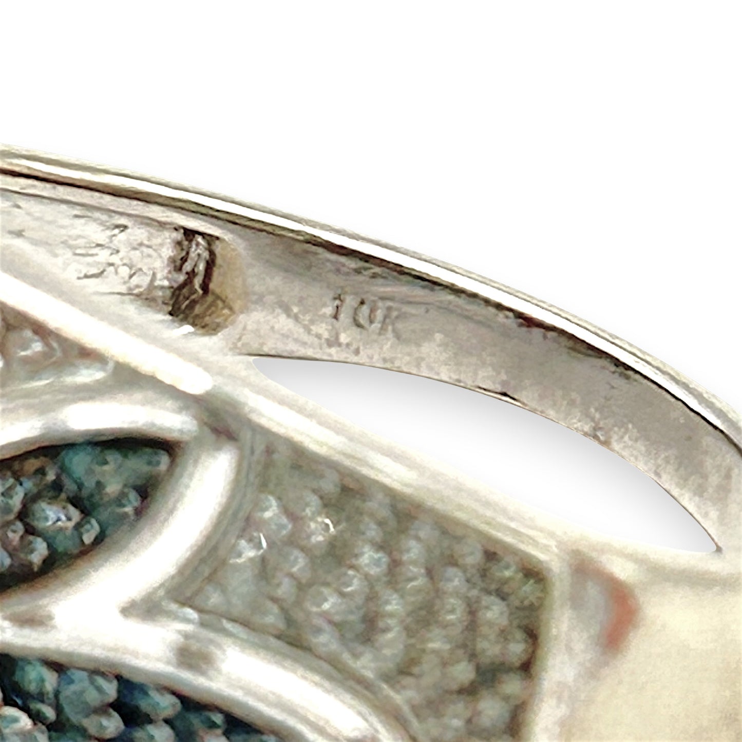 NZGD | 10ct Gold Celestial Frost Bloom Ring Valuation $3,500