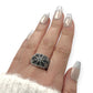NZGD | 10ct Gold Celestial Frost Bloom Ring Valuation $3,500
