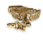 NZGD | 9ct Y/W Gold Vintage Scroll Bracelet 17cm