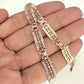 NZGD | 9ct Y/W Gold Vintage Scroll Bracelet 17cm