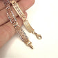 NZGD | 9ct Y/W Gold Vintage Scroll Bracelet 17cm