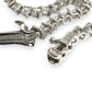 NZGD | 9ct White Gold Luminous Grace Tennis Bracelet 19cm