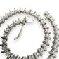 NZGD | 9ct White Gold Luminous Grace Tennis Bracelet 19cm