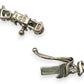 NZGD | 9ct White Gold Luminous Grace Tennis Bracelet 19cm