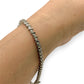 NZGD | 9ct White Gold Luminous Grace Tennis Bracelet 19cm