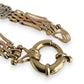 NZGD | 9ct Y/W/R Gold Vintage Tri‑Tone Harmony Bracelet 20cm